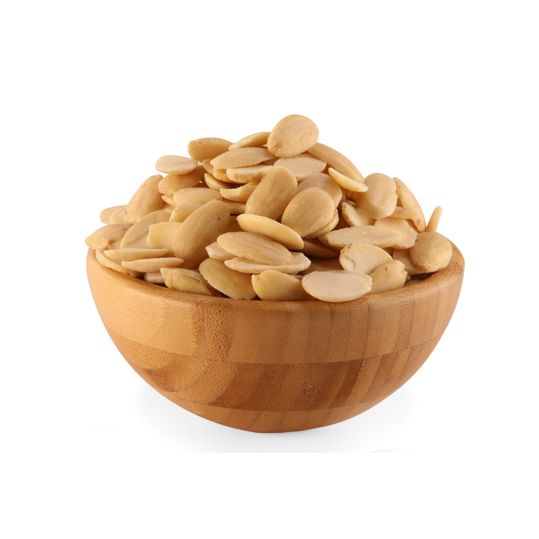 Halbbierte Mandelnkerne Rohe ab250g