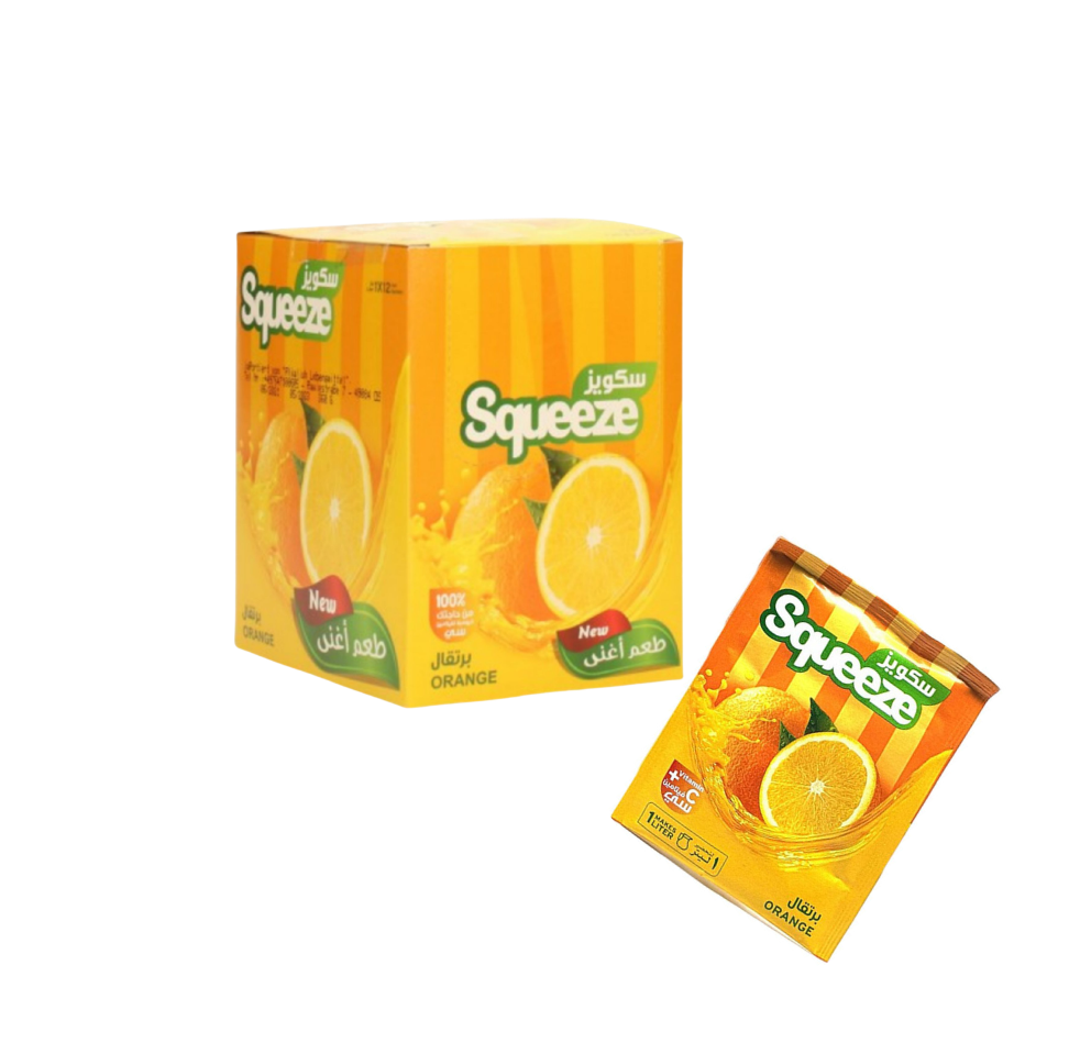 Orang Puder Saft Squeeze 12 Beutel