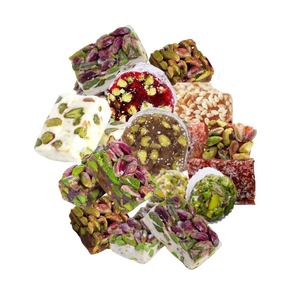 Raha und nougat Ggemischt ab 250g