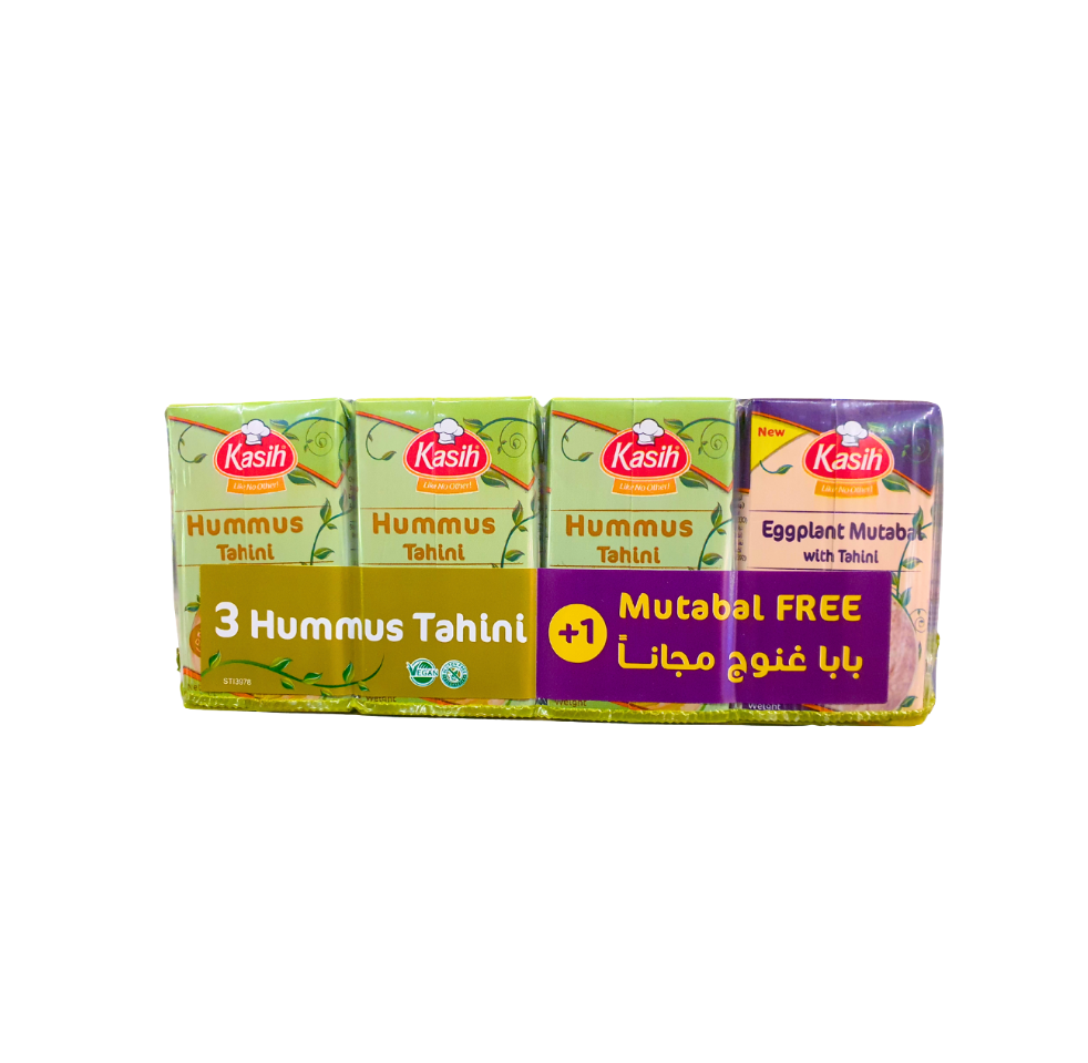 kasih Hummus 3 st + 1 st Mutabal