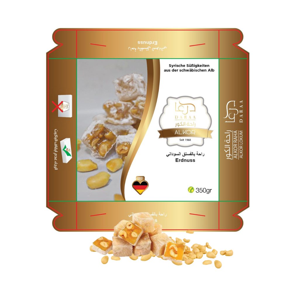 Raha mit Erdnüsse – 350g
