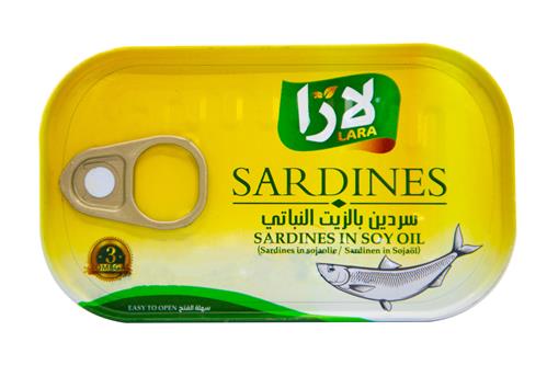 Sardinen in Gemüseöl LARA 125Gr