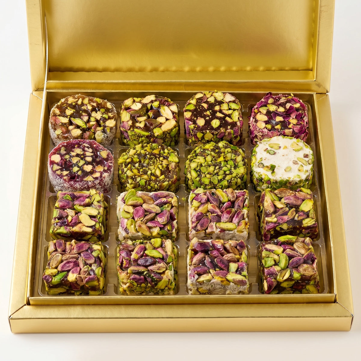 Raha und Nougat gemischt in der Schachtel 600gr