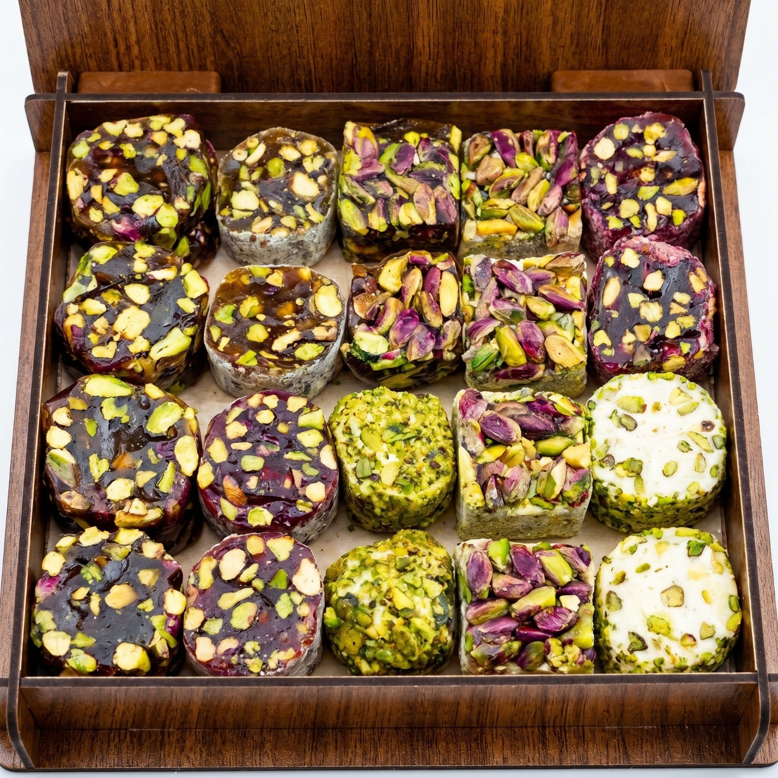 Holz Box Raha und Nougat 600 gr – Alkor Raha