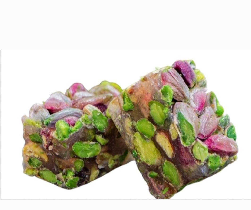 راحة مربعات قطعة متوسطة الحجم Raha mit Pistazien ab 250g