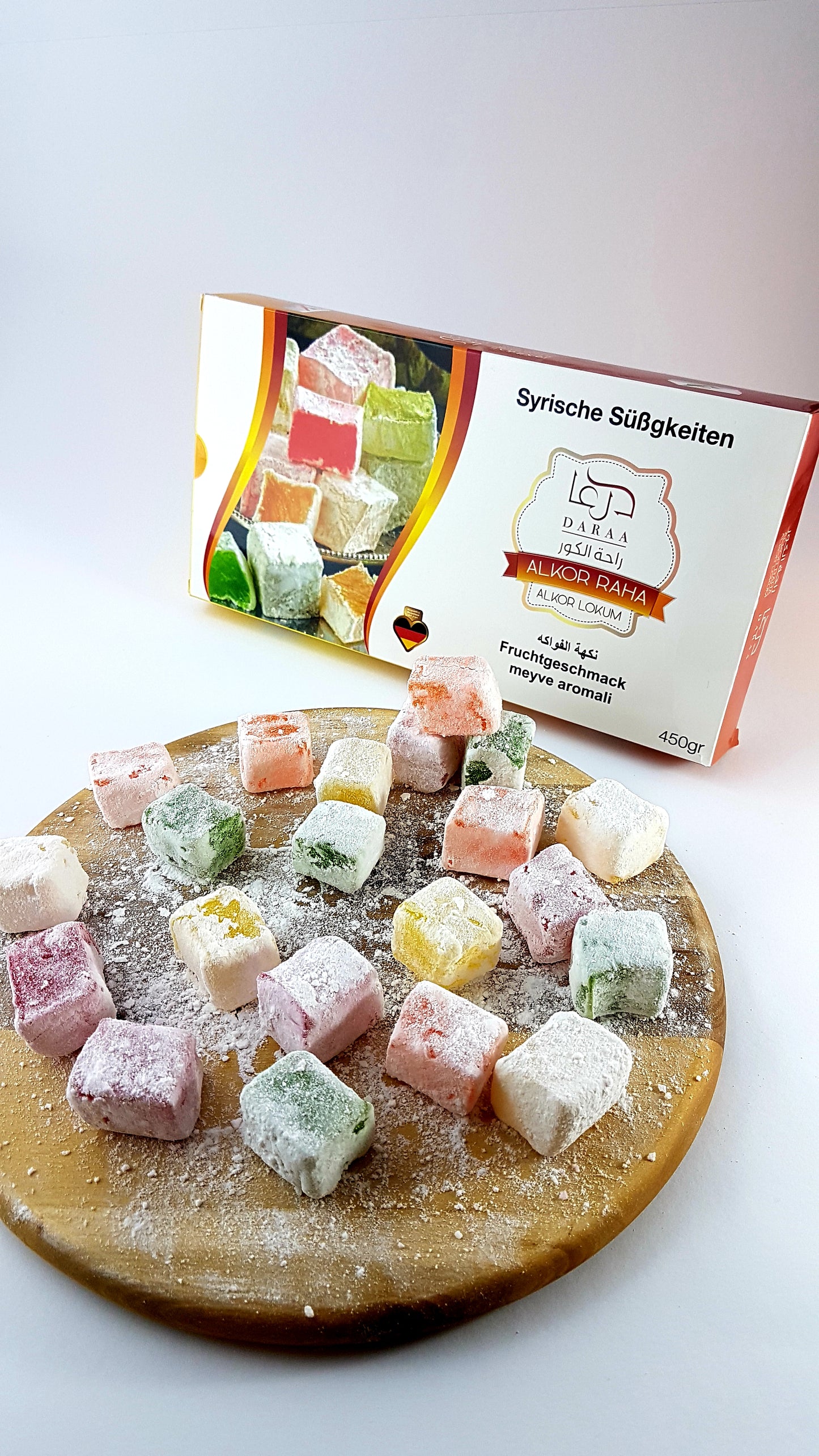 Raha Fruchtgeschmack 400 g راحة بنكهات الفواكه