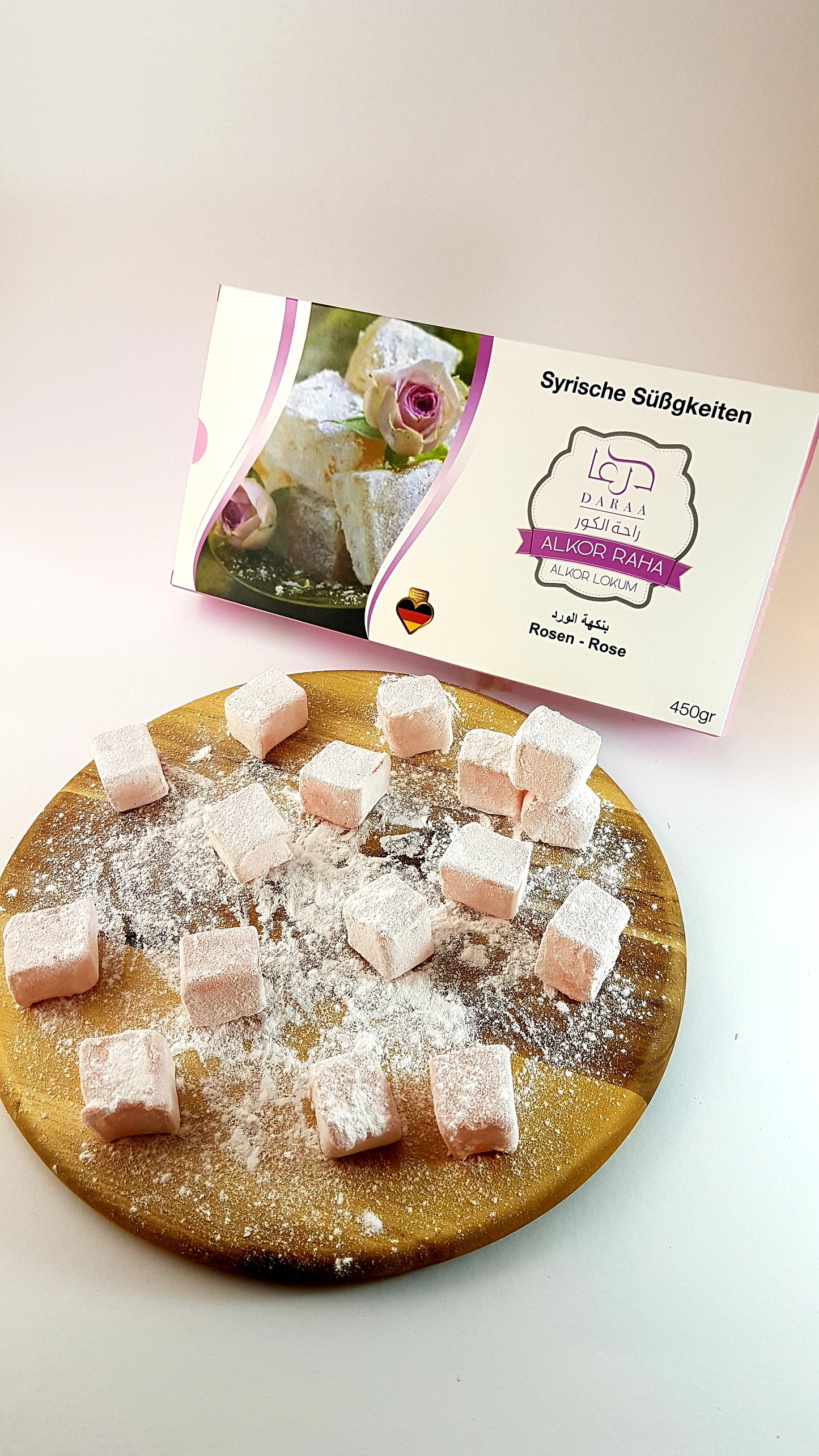 Raha Rosenwasser 400g, راحة بنكهة ماء الورد