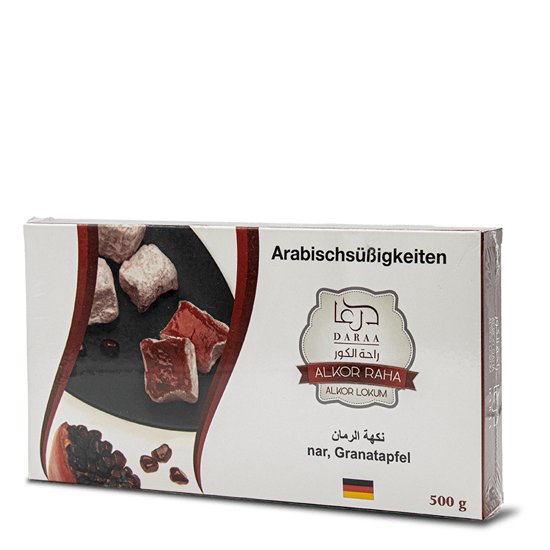 Raha Granatapfelgeschmack 400g, راحة بنكهة الرمان