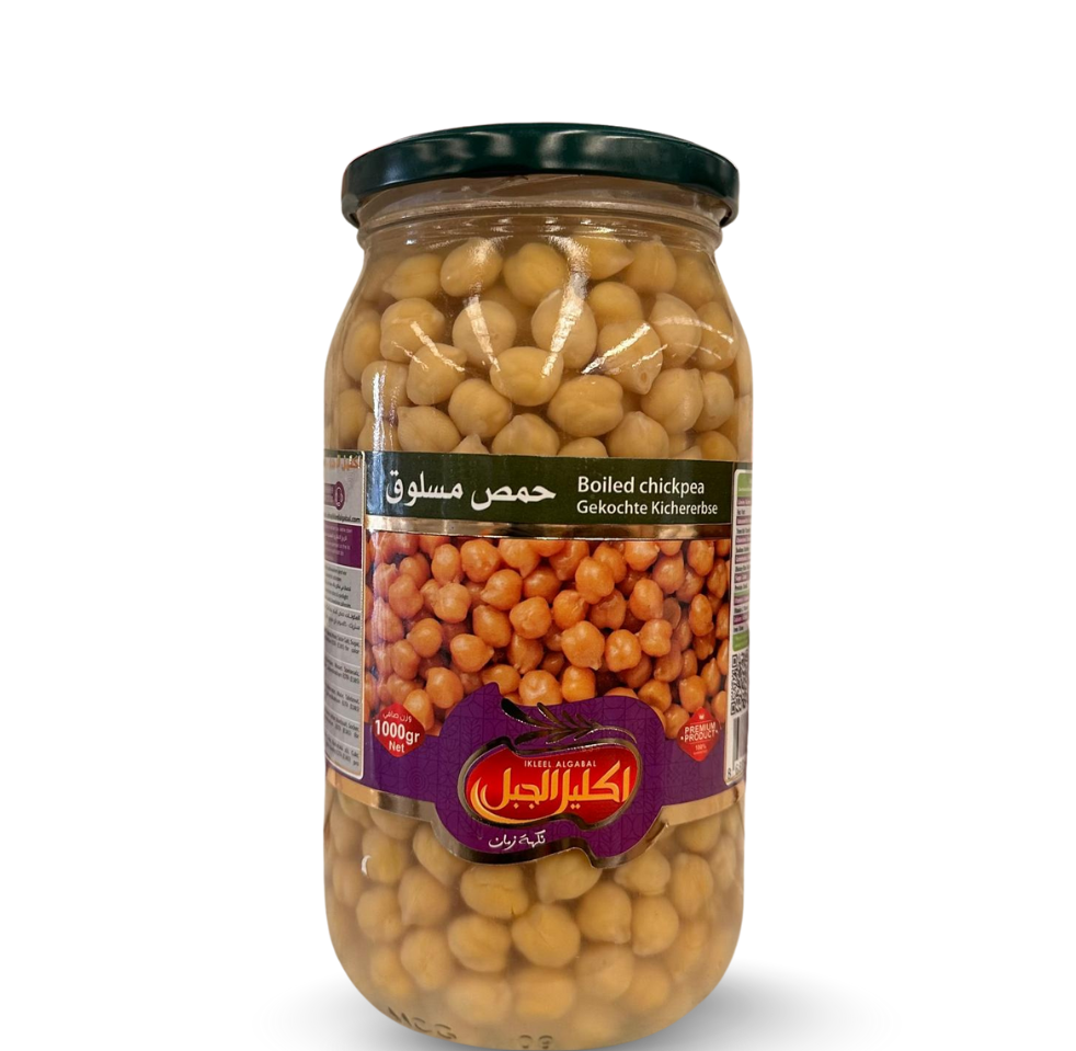 Ikleel Algabel Gekochte kichererbsen 1kg