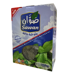 Molokhia getrockneten grünen Blättern Sawan  200Gr