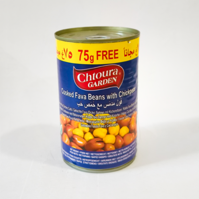 Chtoura Saubohnen mit Kichererbsen 475g