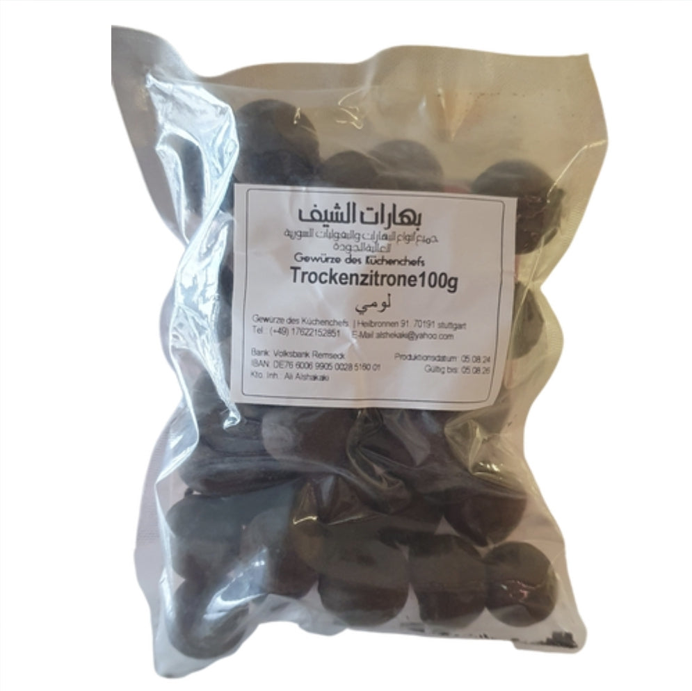 الليمون الأسود المجفف
