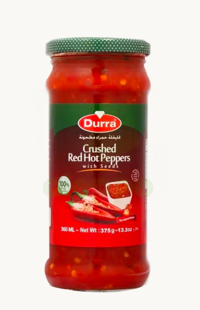 Zerkleinerte rote Paprika Durra 370Gr nicht scharf