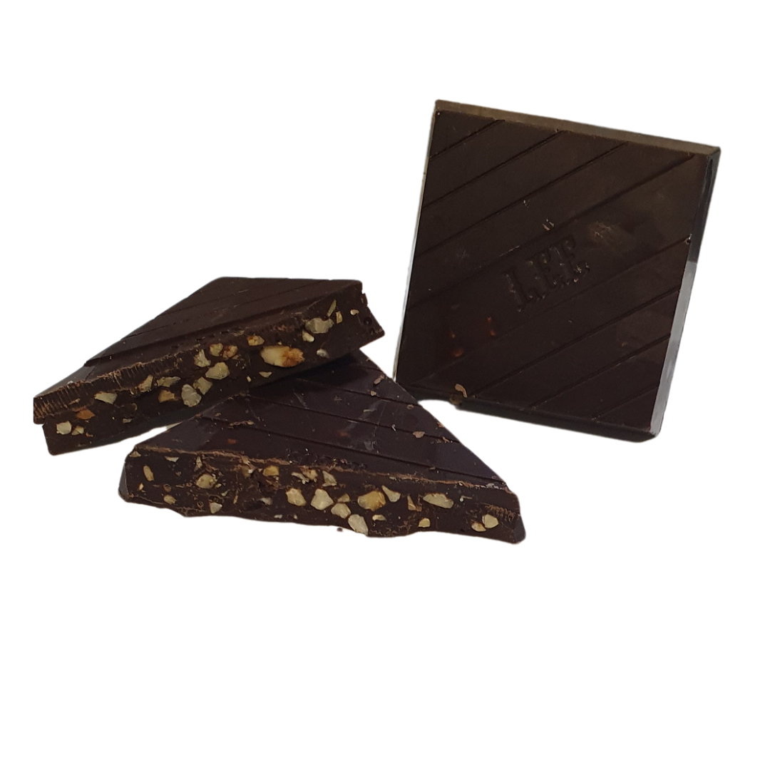 Lee Dark Schokolade mit Haselnuss ab250g