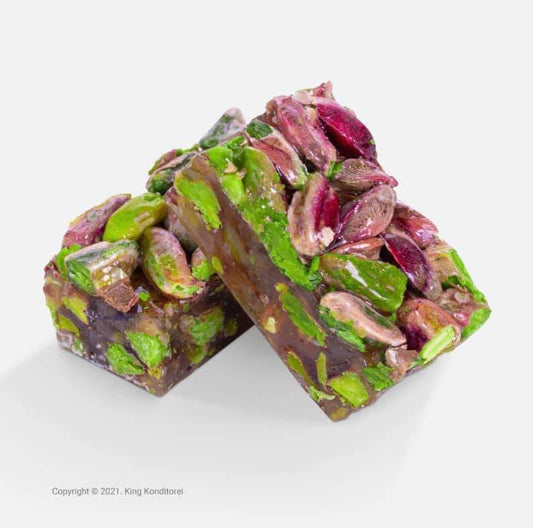 Raha mit Voll Pistazien,  راحة موجه بالفستق الحلبيAb 250g